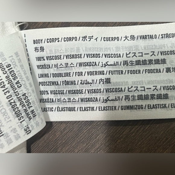 Abercrombie and Fitch Dress Womens XS Blue White Floral Smocked Boho Prairie - Picture 10 of 16